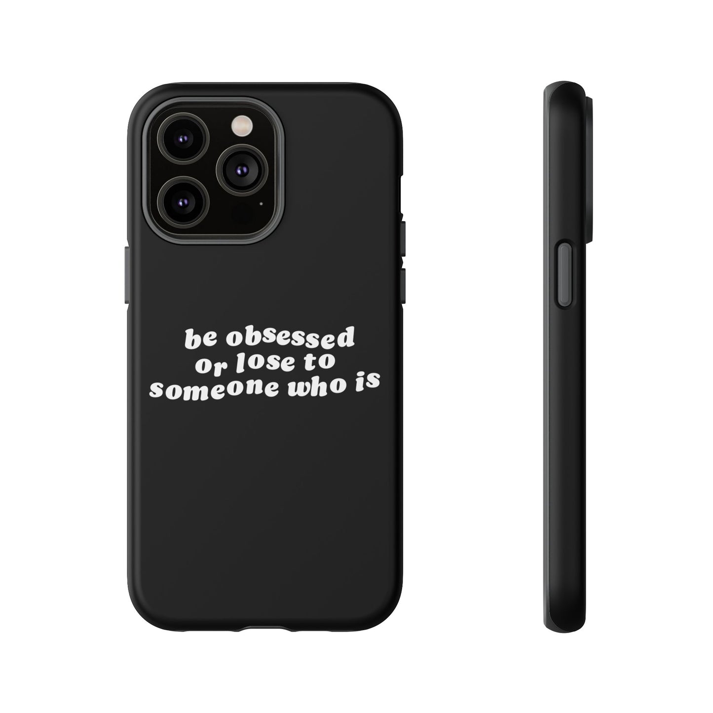 Be Obsessed Hard Case Schwarz iPhone