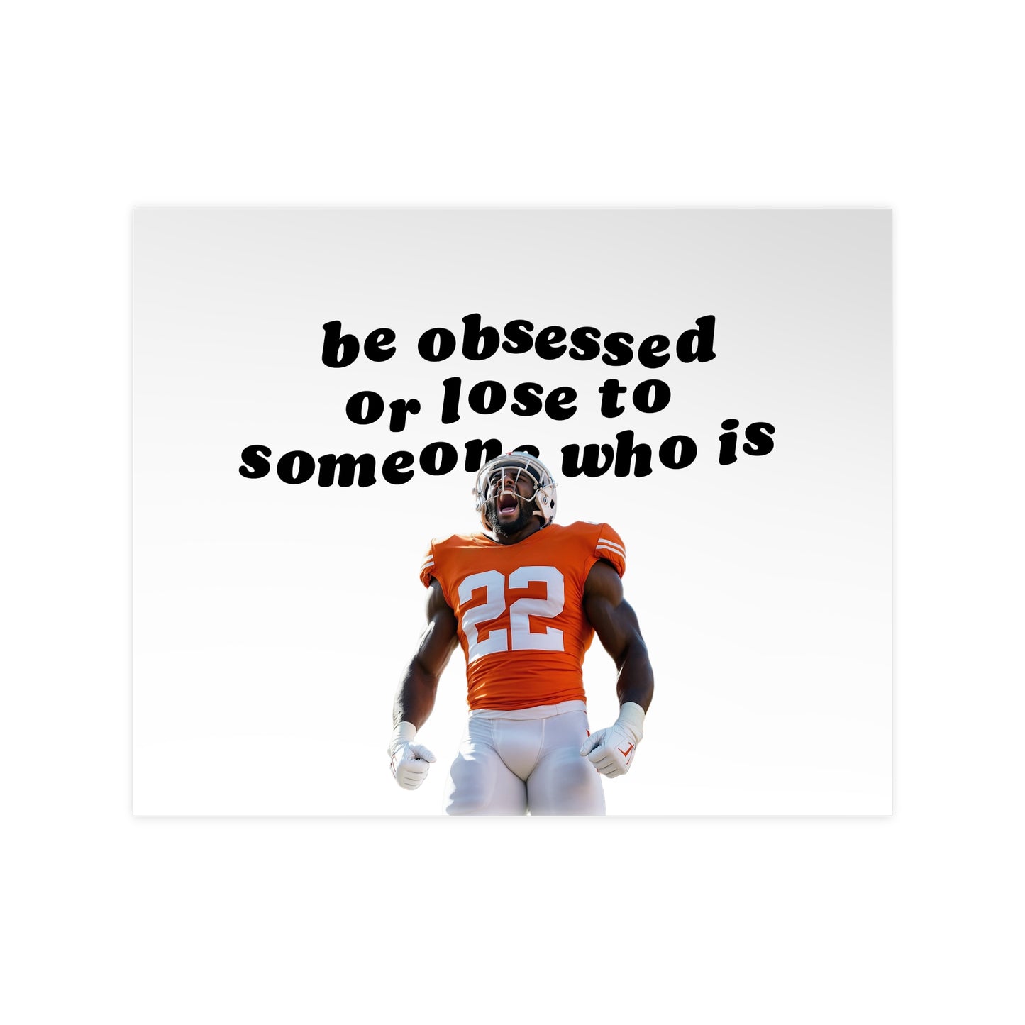 TÄKKEL Poster - Obsessed with the love (football)