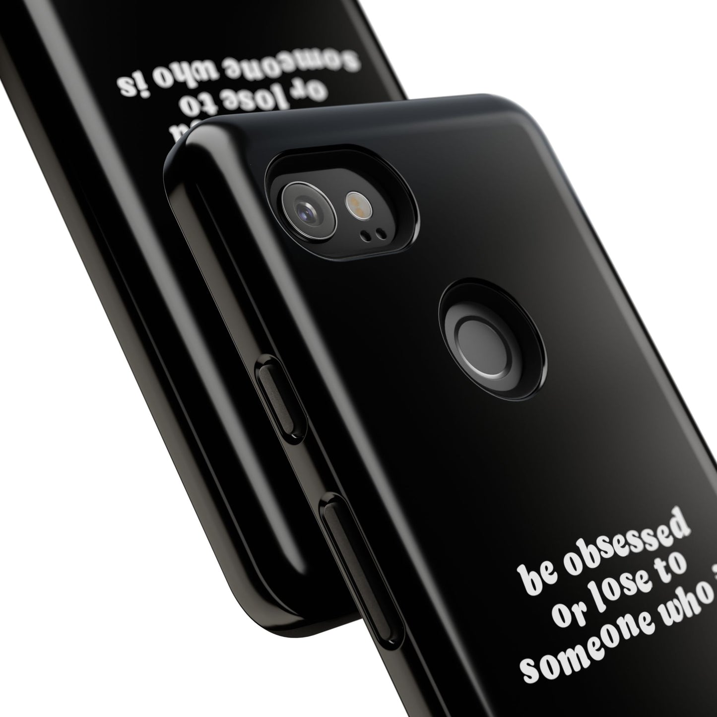 Too Obsessed Hard Case Schwarz Google Pixel