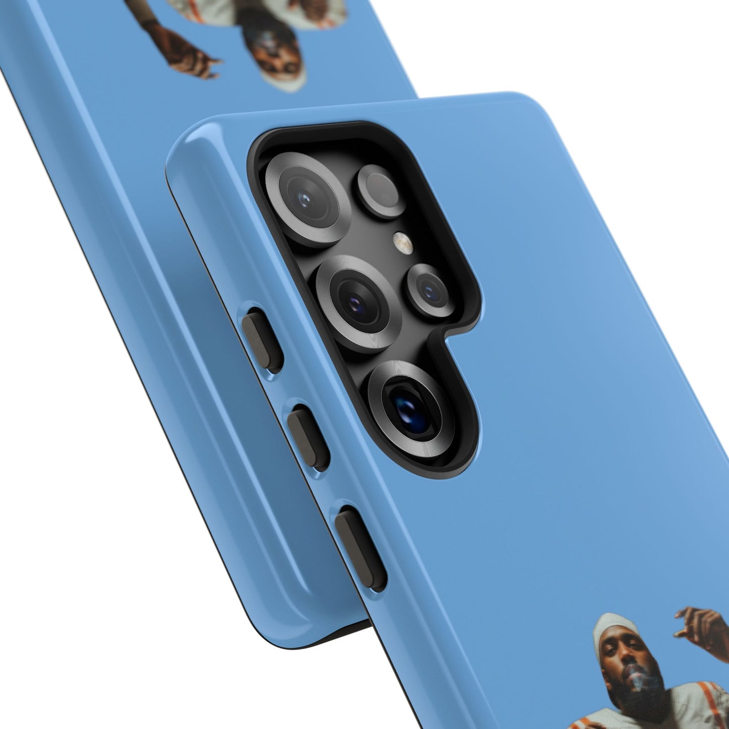 Who´s gonna smoke Hard Case Babyblau Samsung