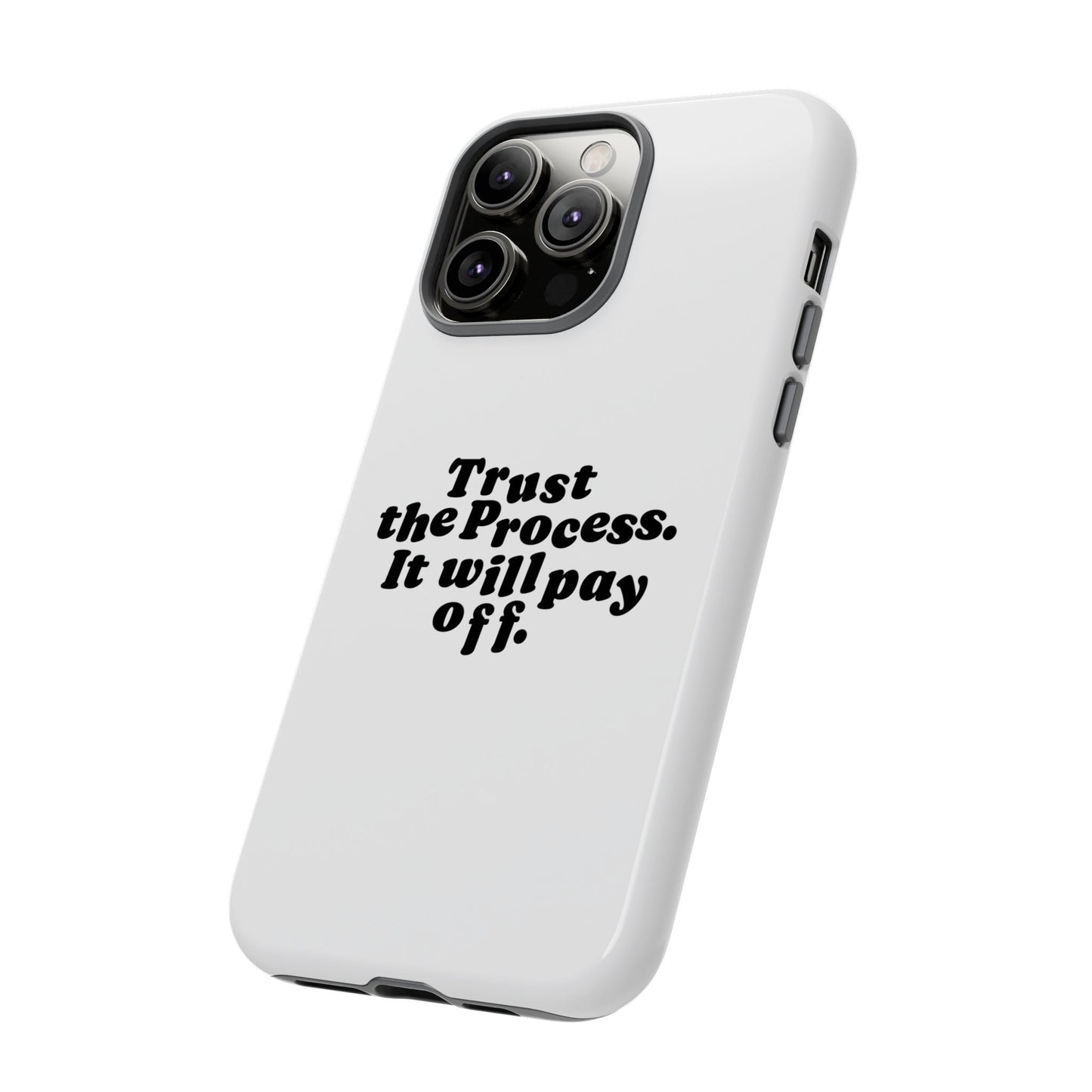 Trust harder Hard Case Weiß iPhone