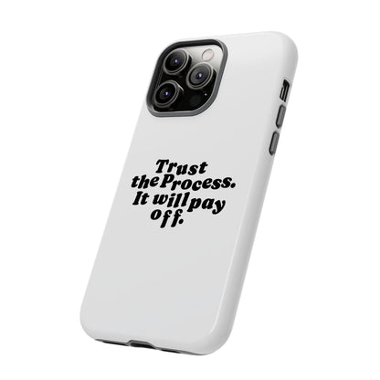 Trust harder Hard Case Weiß iPhone