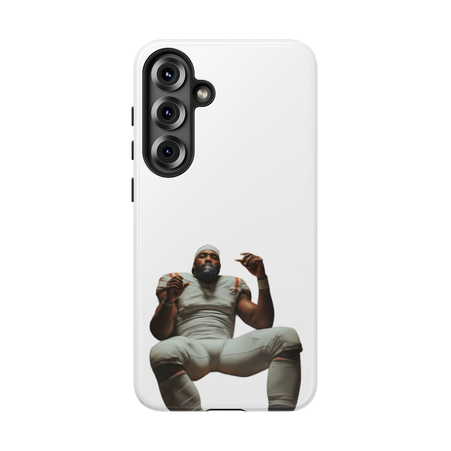 Who´s gonna smoke Hard Case Weiß Samsung