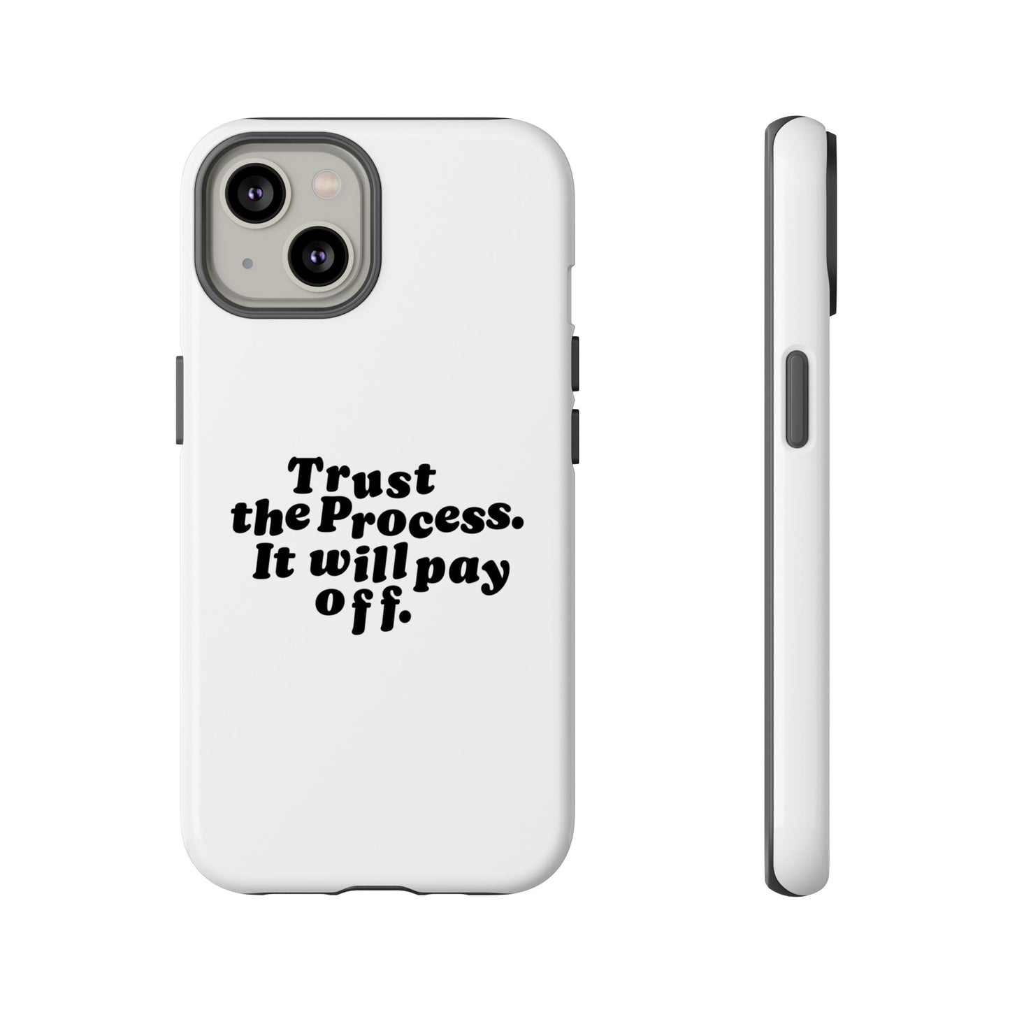 Trust harder Hard Case Weiß iPhone