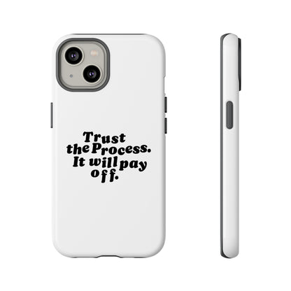 Trust harder Hard Case Weiß iPhone