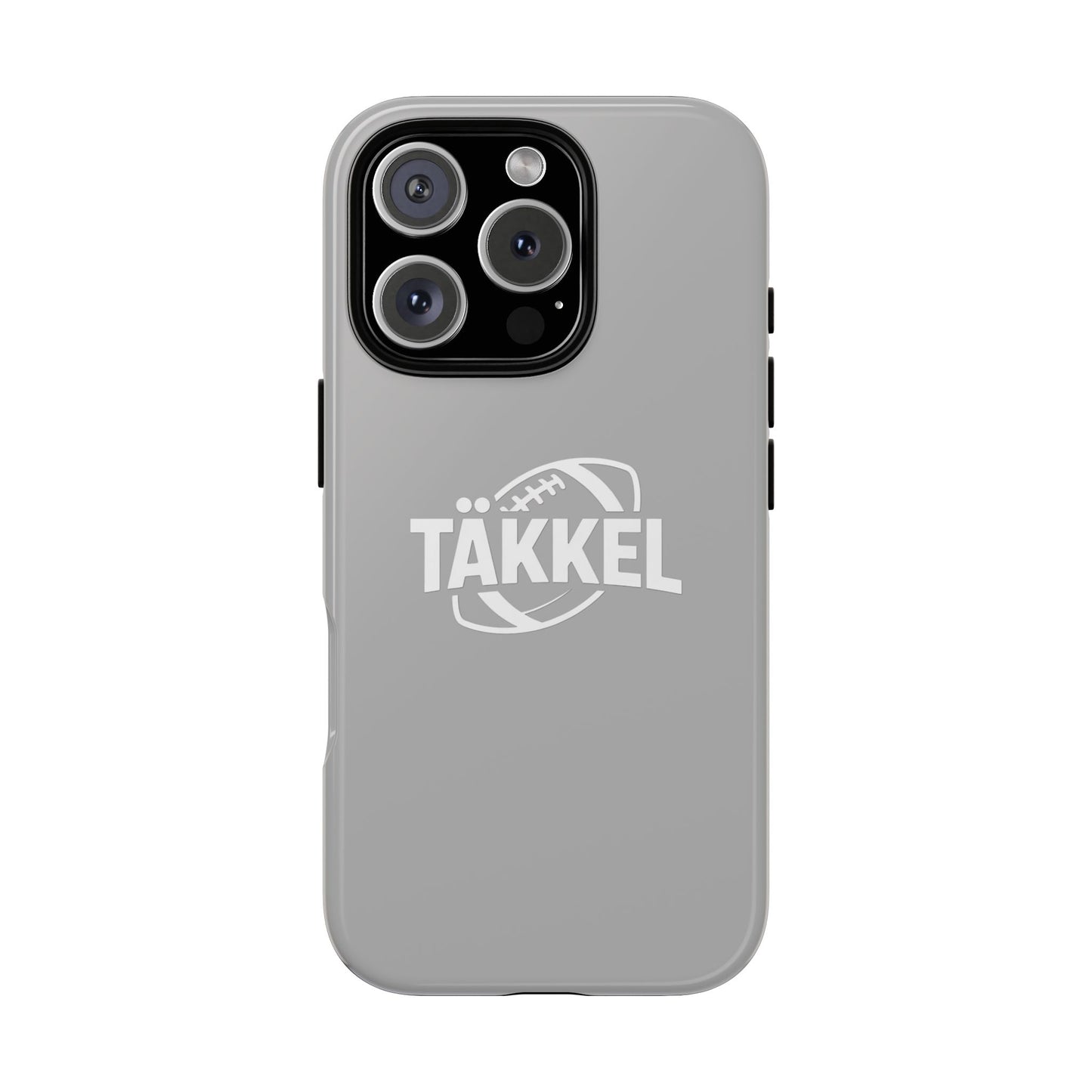 TÄKKEL FOOTBALL Hard Case Grau iPhone
