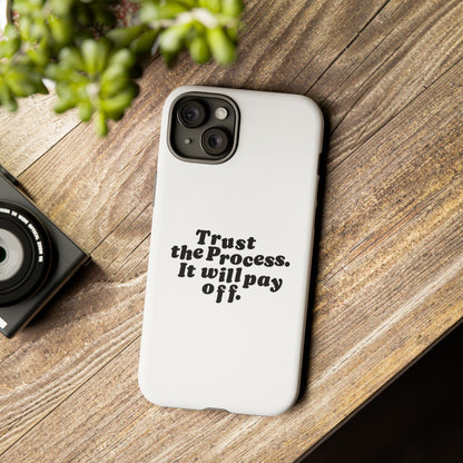 Trust harder Hard Case Weiß iPhone