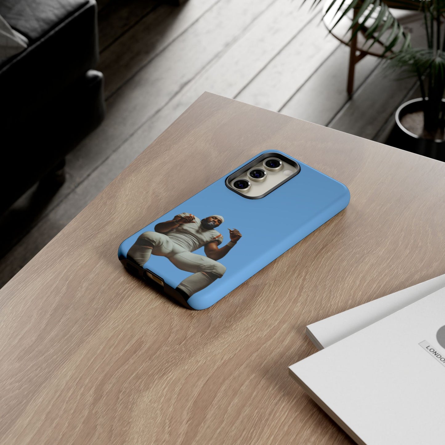Who´s gonna smoke Hard Case Babyblau Samsung