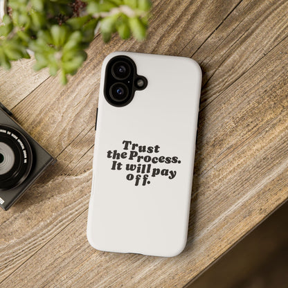 Trust harder Hard Case Weiß iPhone