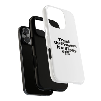Trust harder Hard Case Weiß iPhone