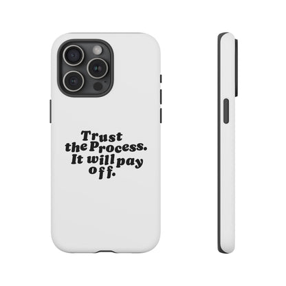 Trust harder Hard Case Weiß iPhone