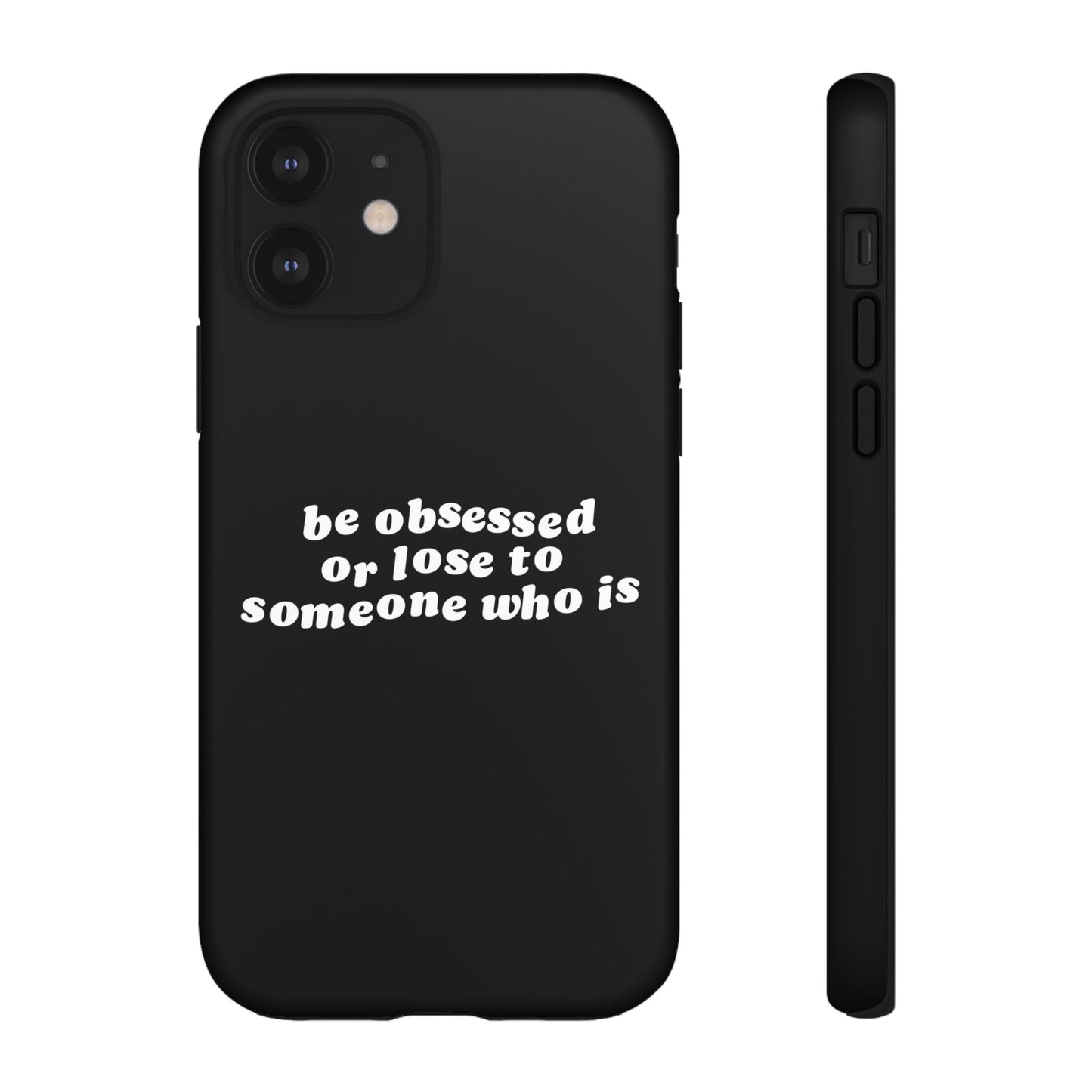 Be Obsessed Hard Case Schwarz iPhone