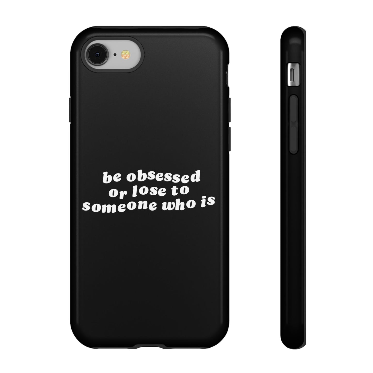 Be Obsessed Hard Case Schwarz iPhone