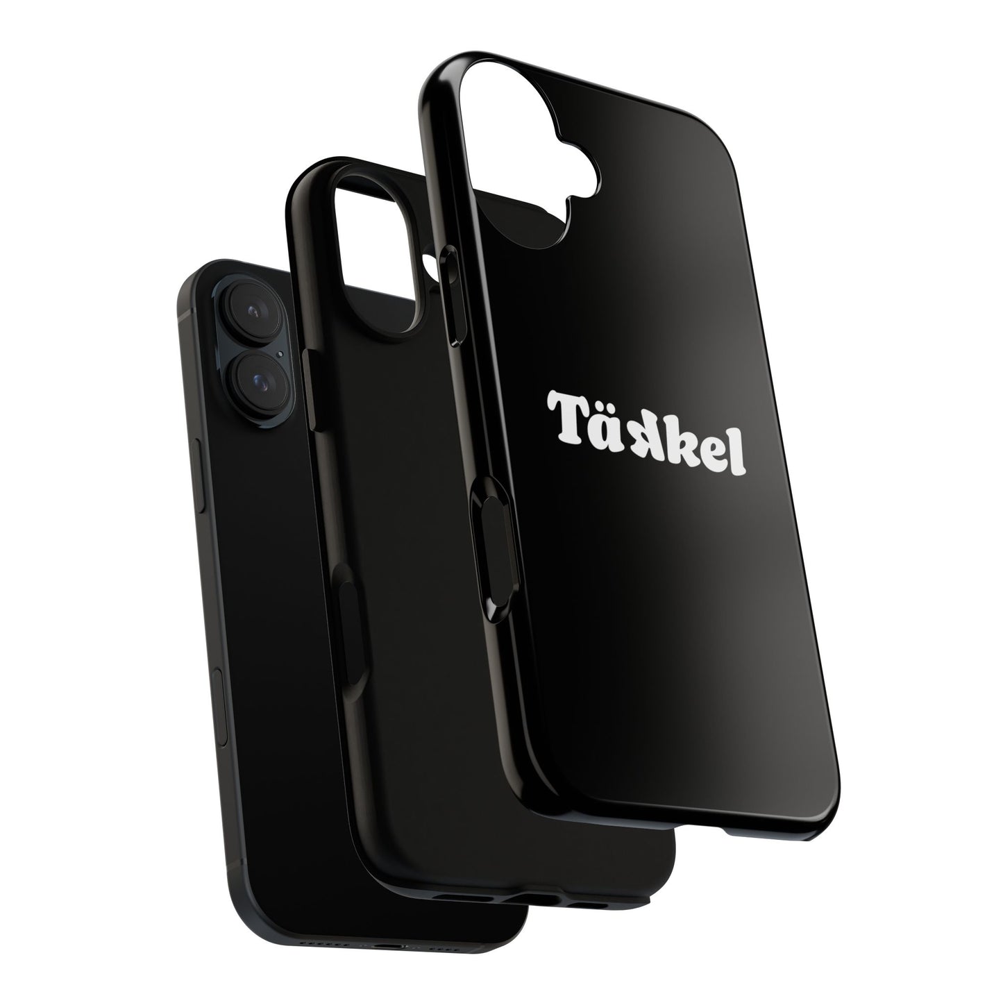 TÄKKEL Classic Hard Case Schwarz iPhone