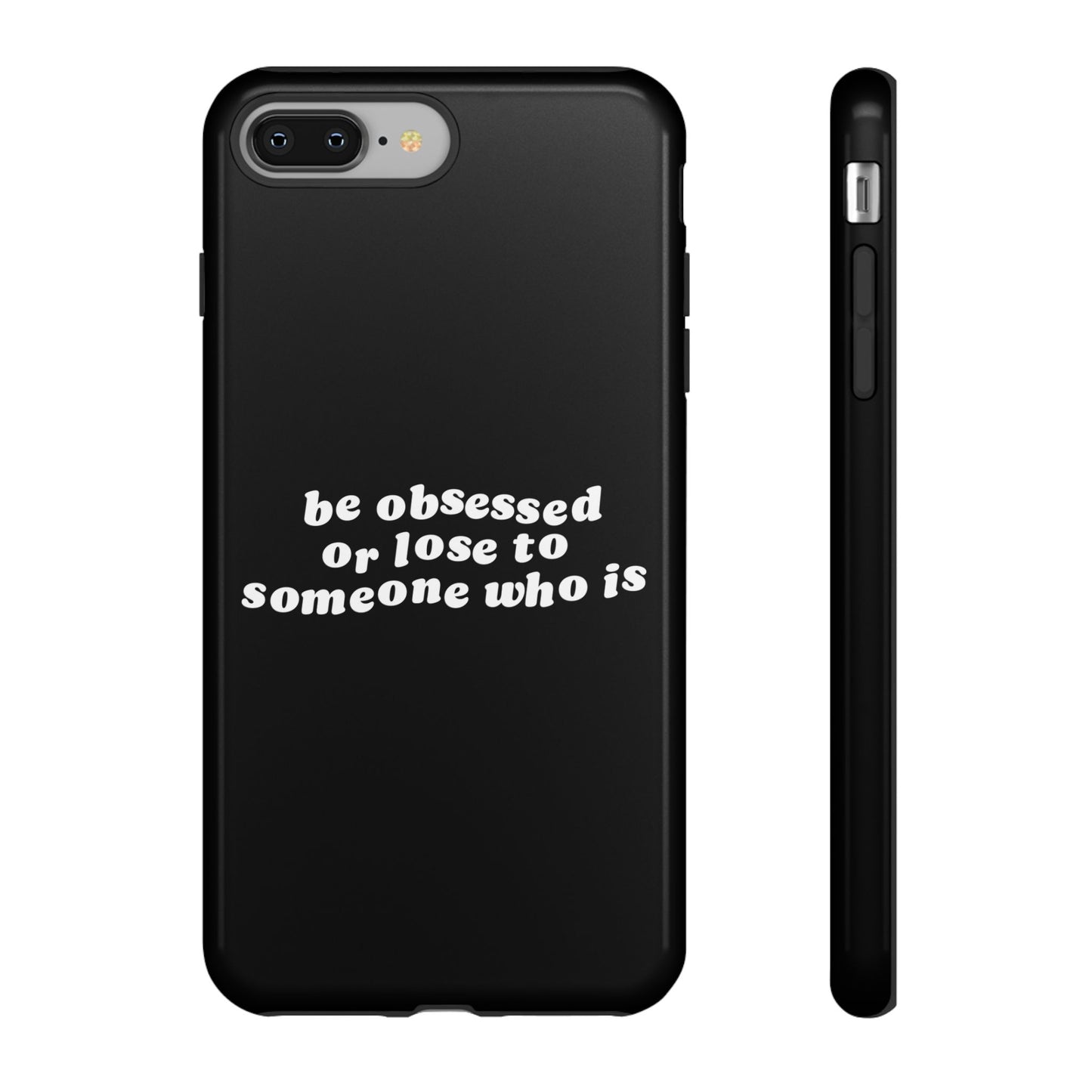 Be Obsessed Hard Case Schwarz iPhone