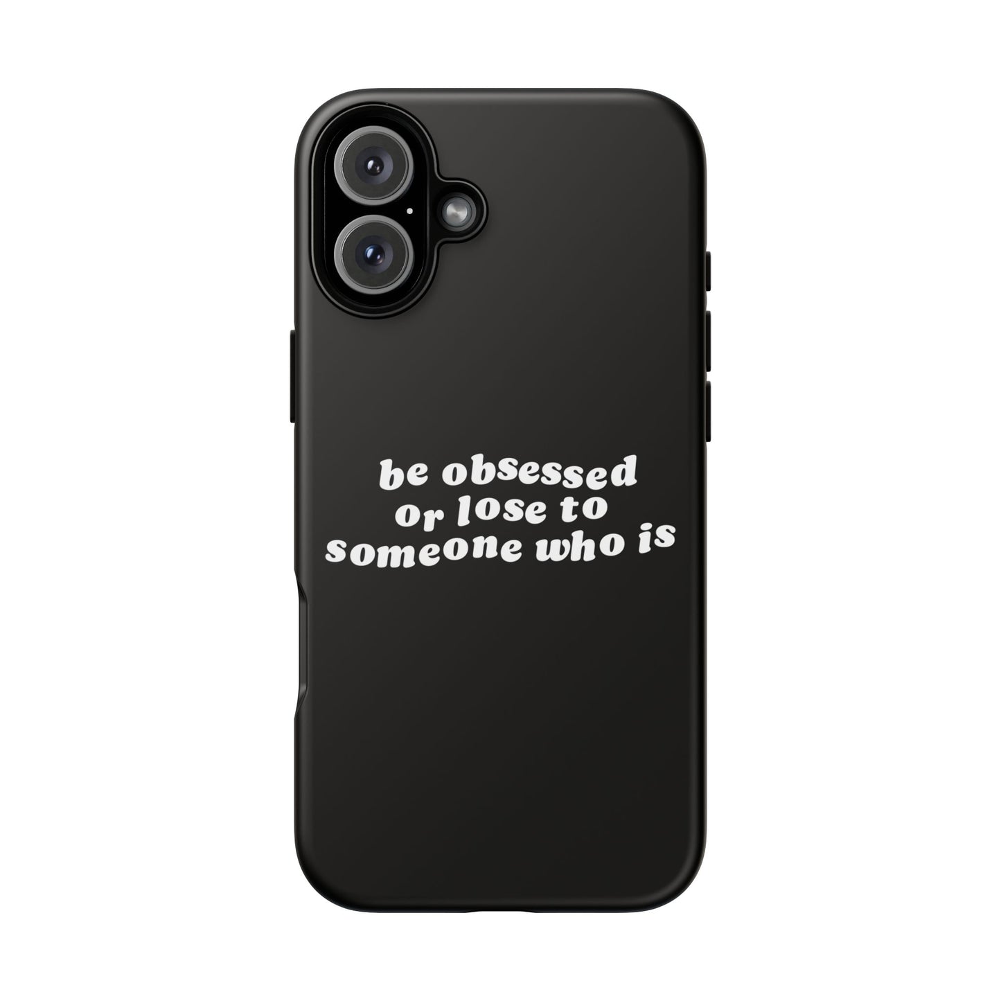 Be Obsessed Hard Case Schwarz iPhone