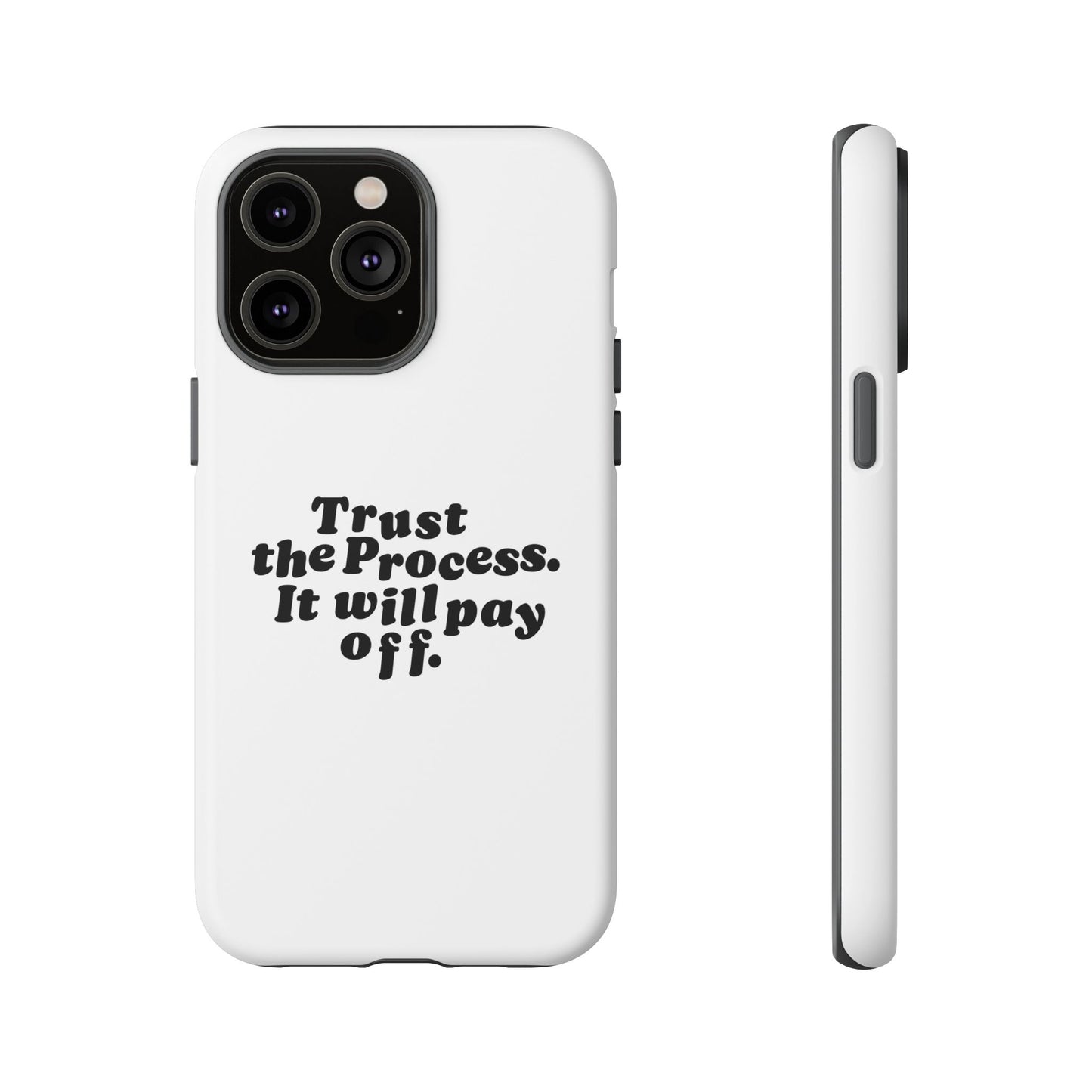 Trust harder Hard Case Weiß iPhone