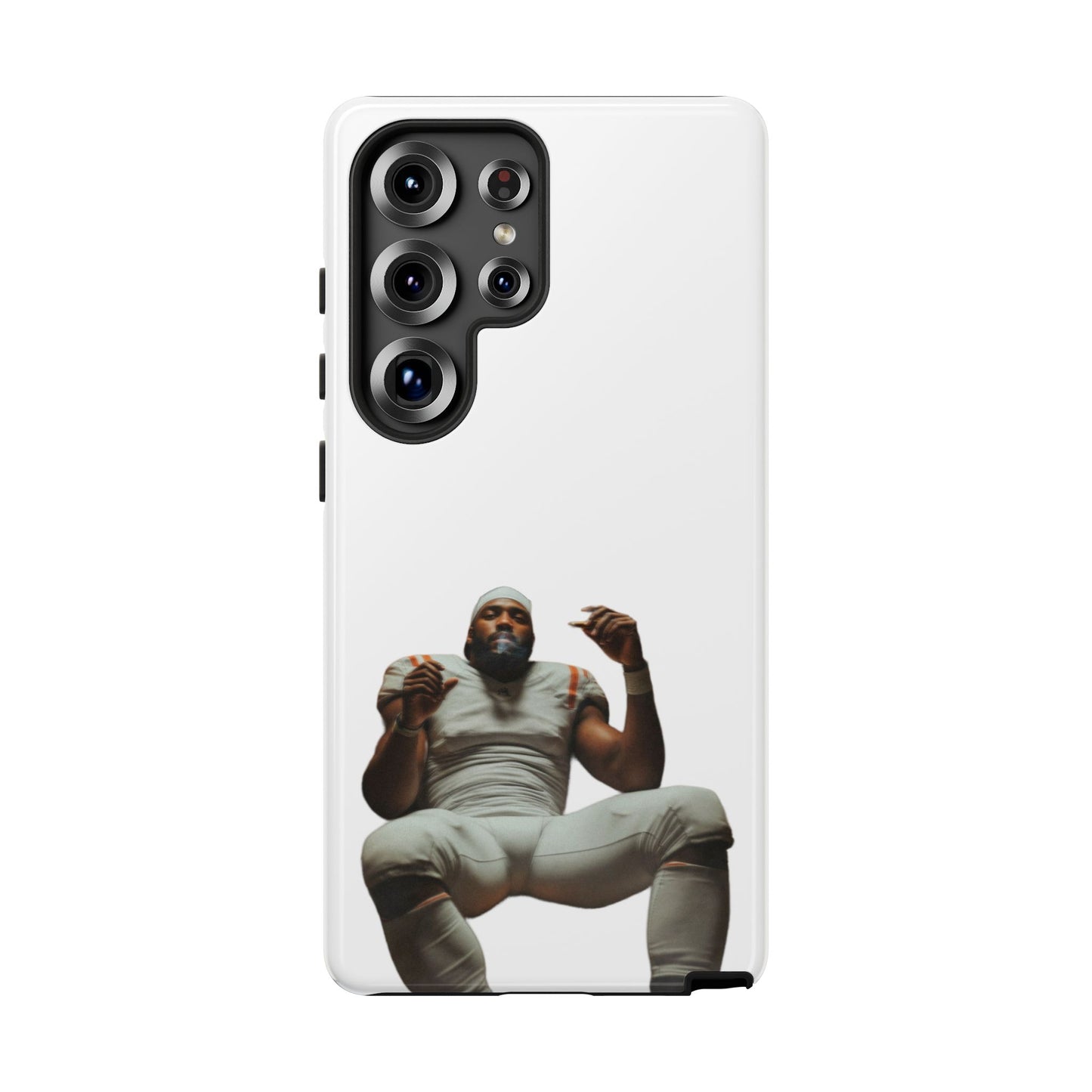 Who´s gonna smoke Hard Case Weiß Samsung