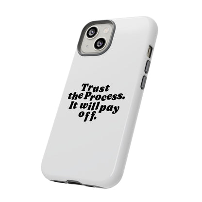 Trust harder Hard Case Weiß iPhone