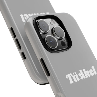 TÄKKEL Classic Hard Case Grau iPhone