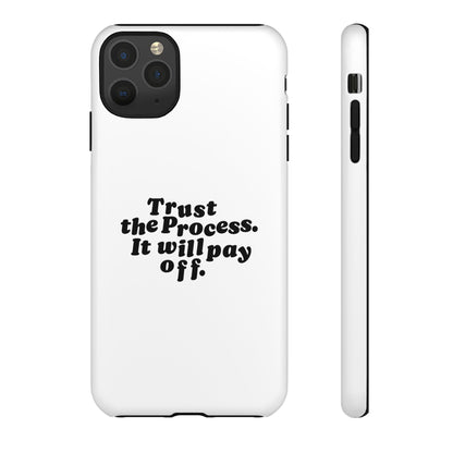 Trust harder Hard Case Weiß iPhone