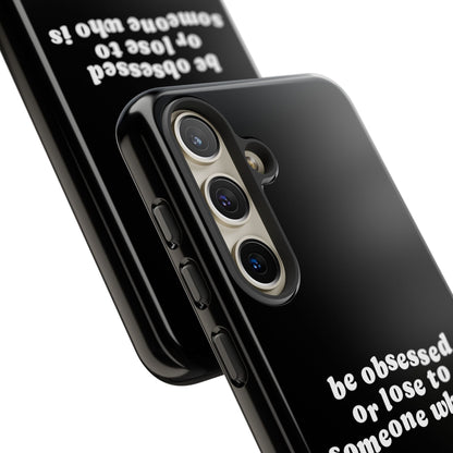 Too Obsessed Hard Case Schwarz Samsung