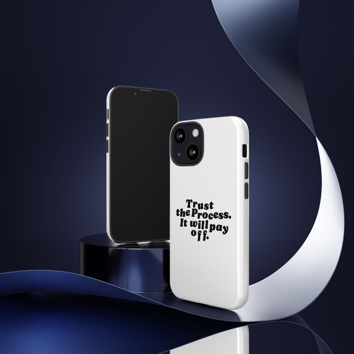 Trust harder Hard Case Weiß iPhone