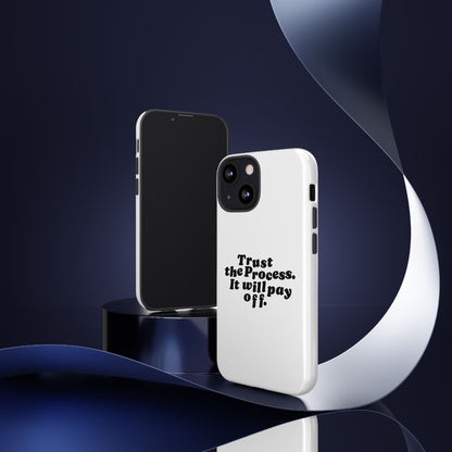 Trust harder Hard Case Weiß iPhone