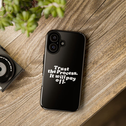 Trust harder Hard Case Schwarz iPhone