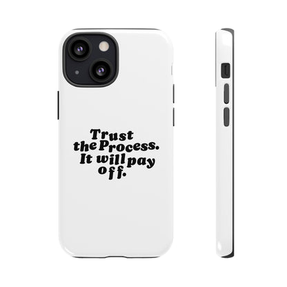 Trust harder Hard Case Weiß iPhone