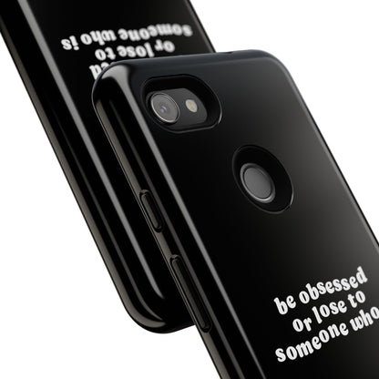Too Obsessed Hard Case Schwarz Google Pixel