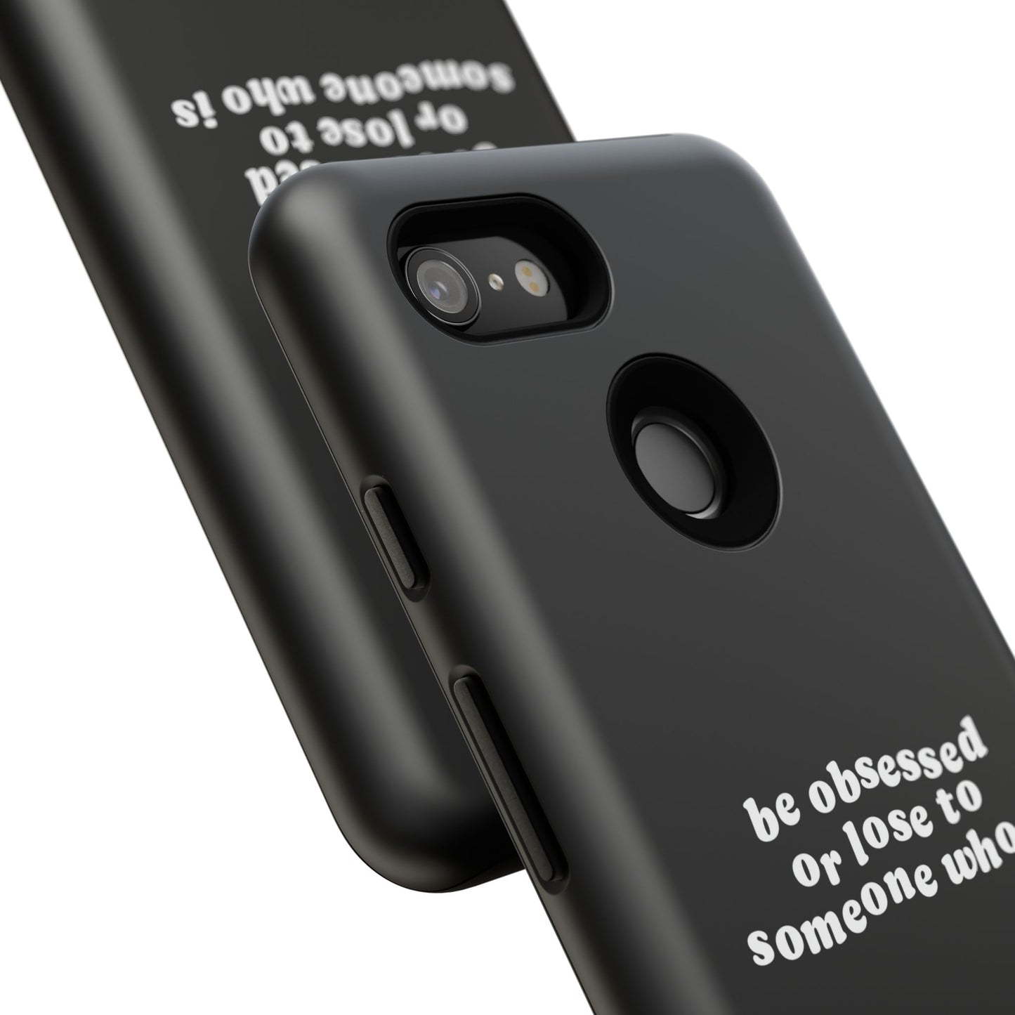 Too Obsessed Hard Case Schwarz Google Pixel