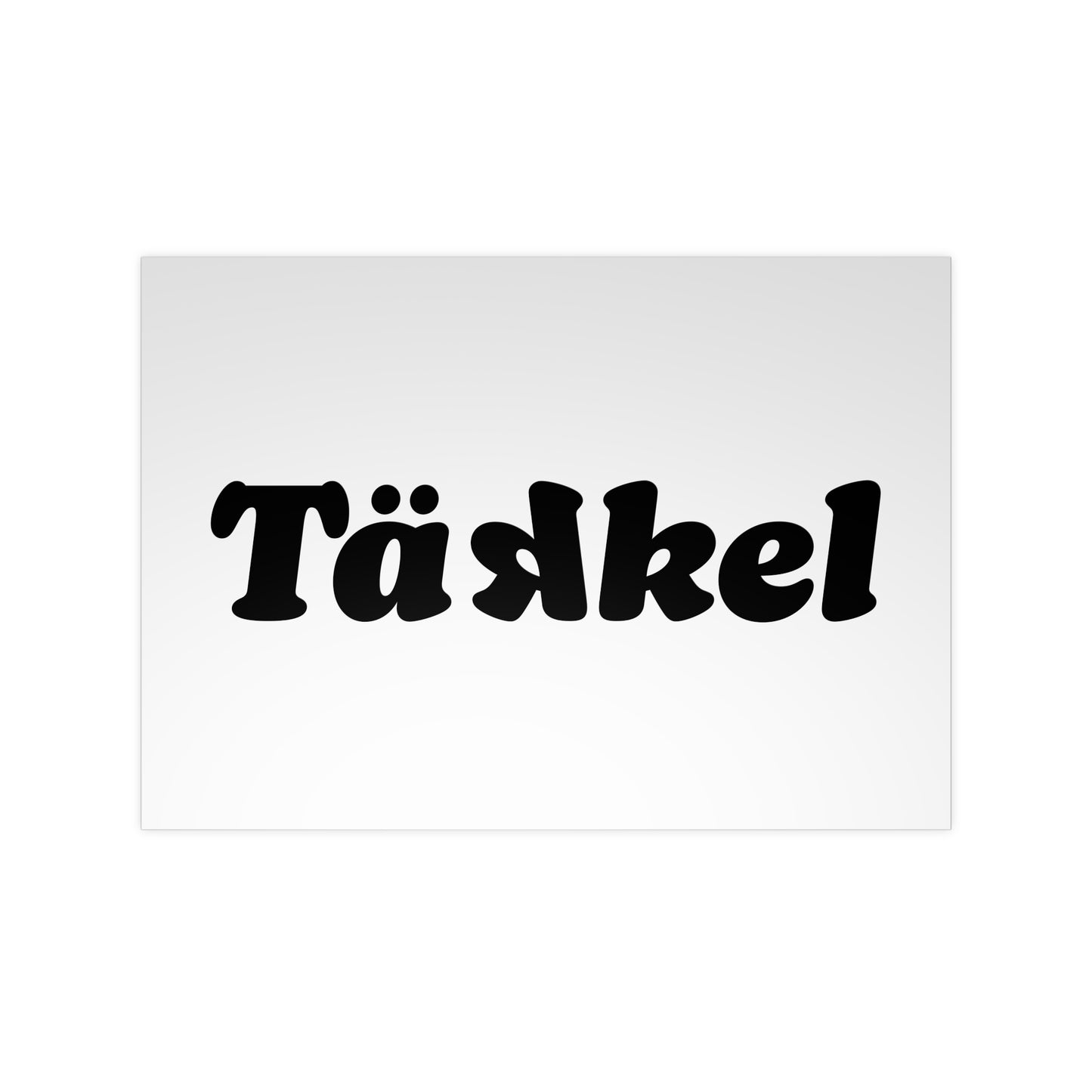 TÄKKEL Poster – Bold Football Statement Design