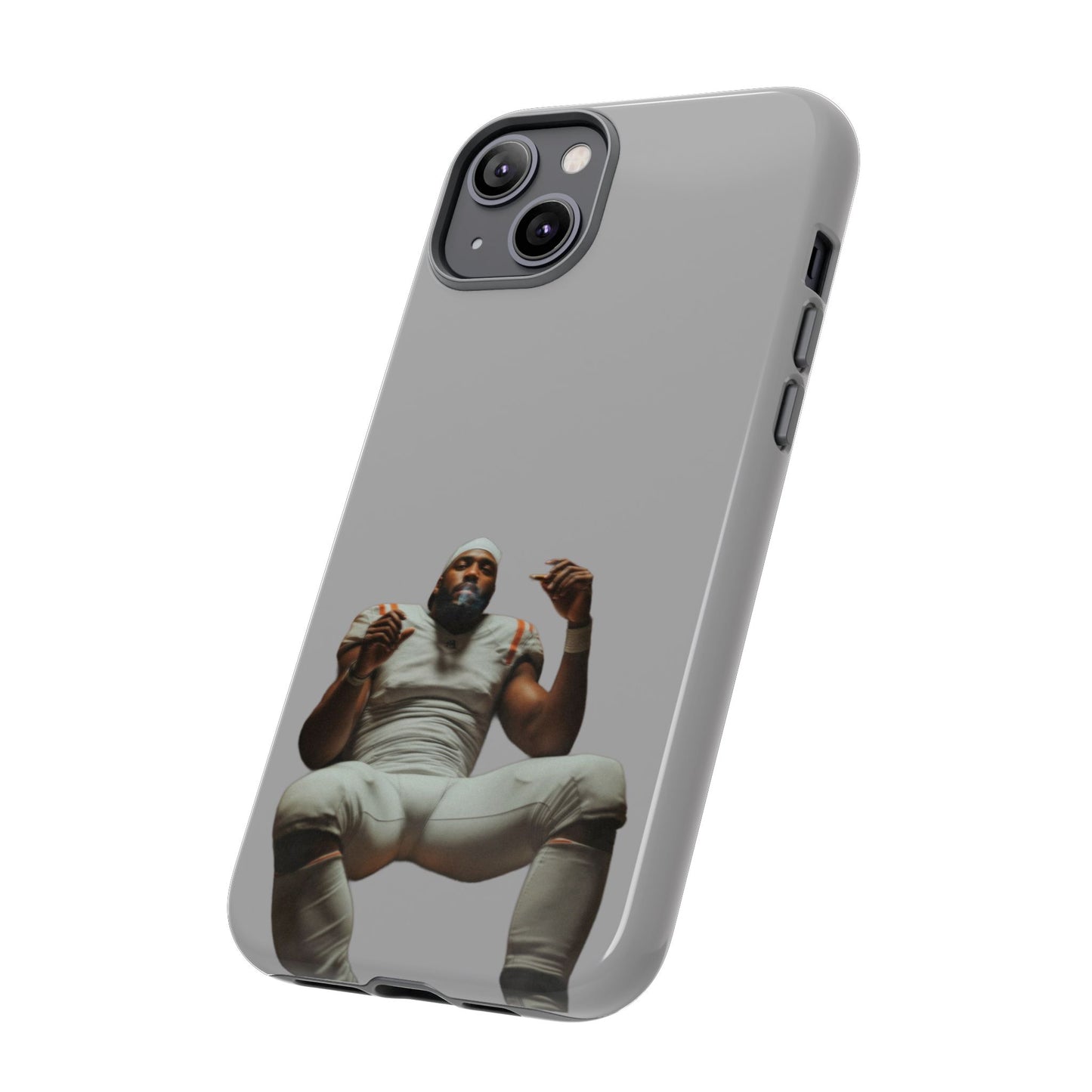 Who´s gonna smoke Hard Case Grau iPhone