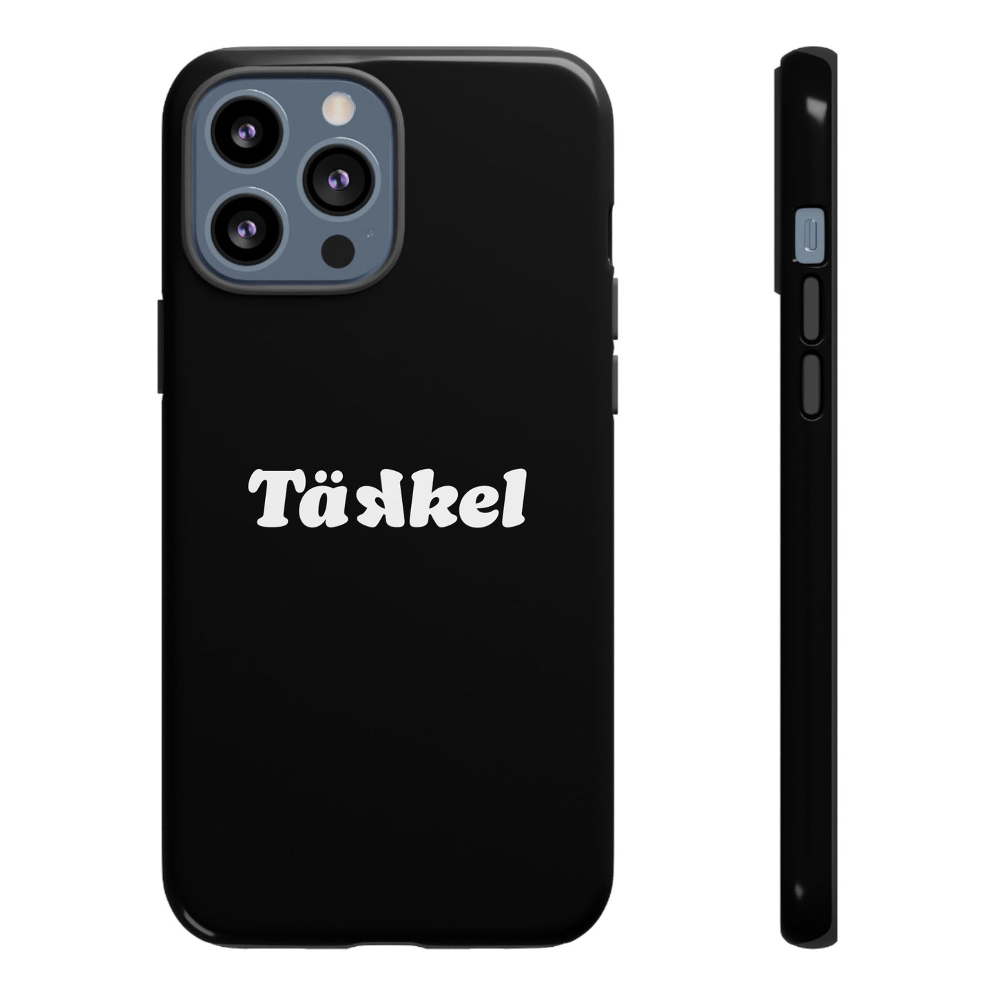 TÄKKEL Classic Hard Case Schwarz iPhone