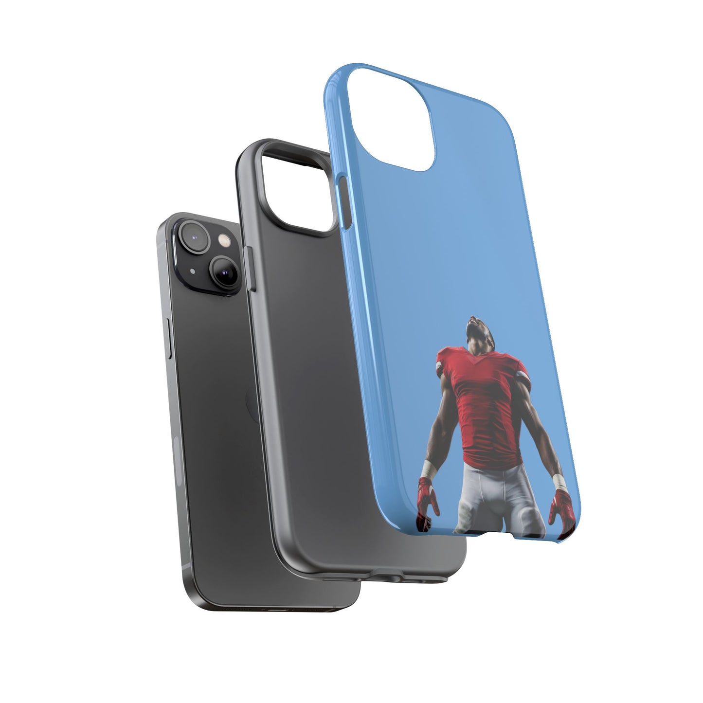 Never Sleep Hard Case Babyblau iPhone