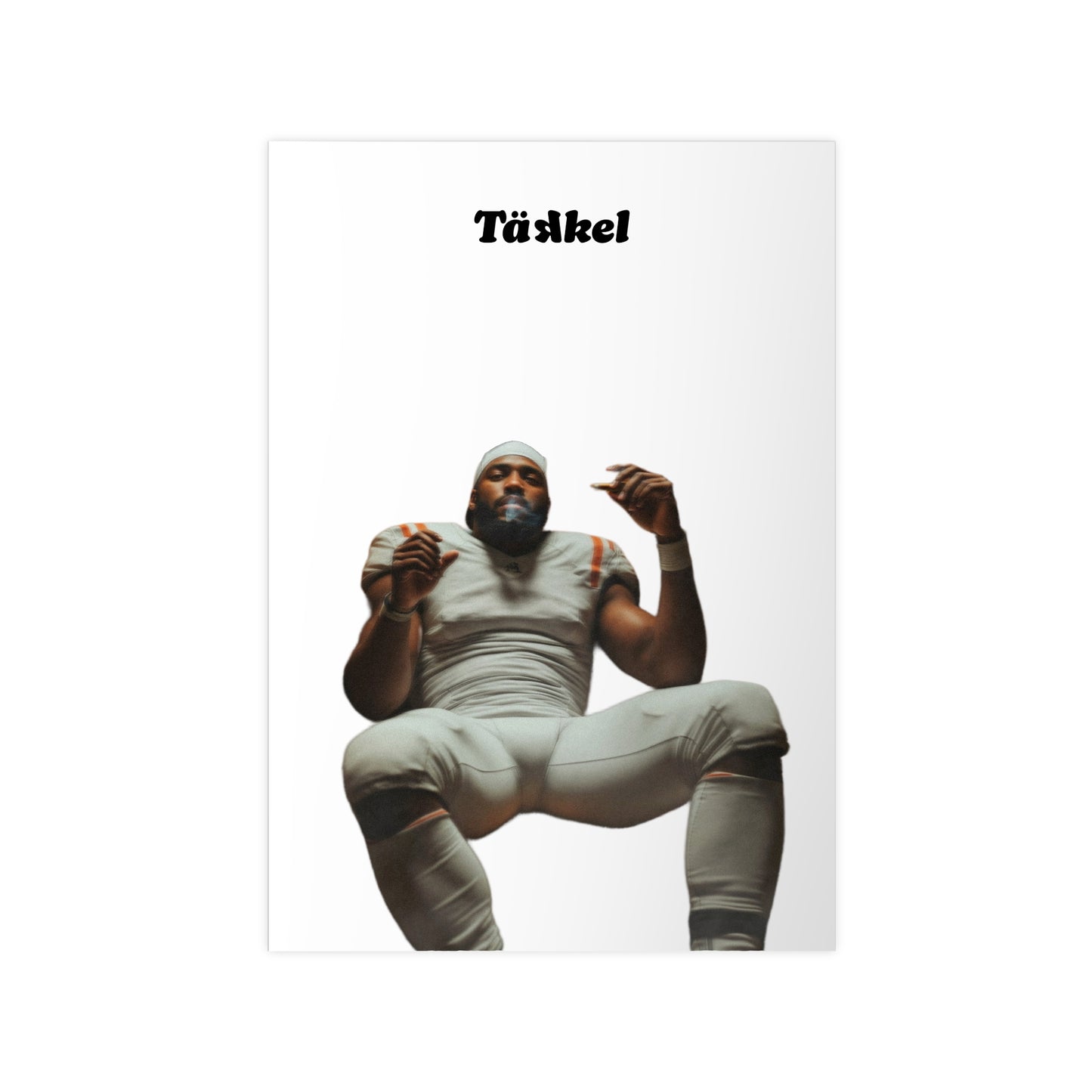 TÄKKEL Poster – Football Player Power Design