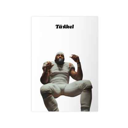TÄKKEL Poster – Football Player Power Design