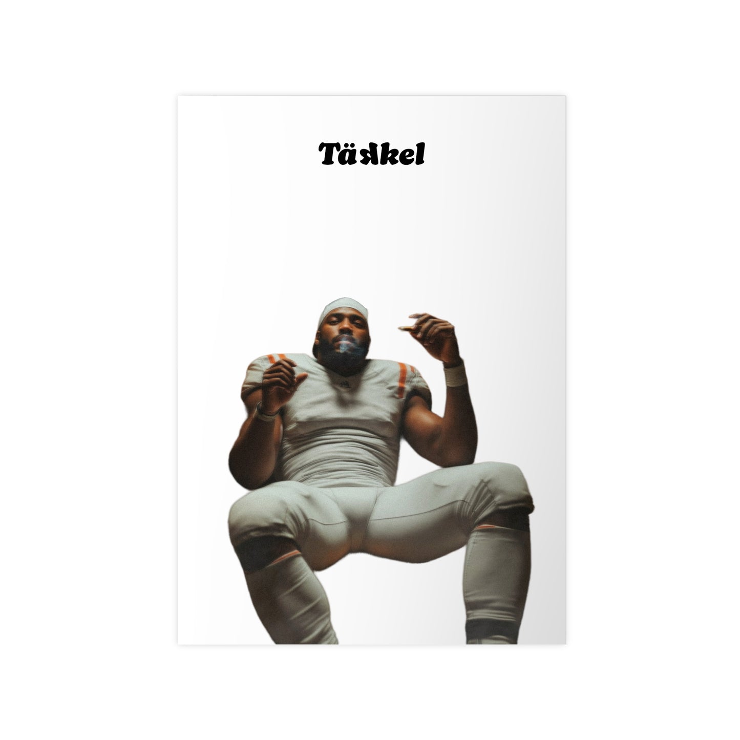 TÄKKEL Poster – Football Player Power Design