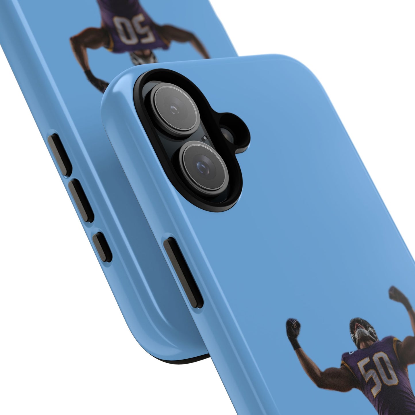 Never Enough Hard Case Babyblau iPhone