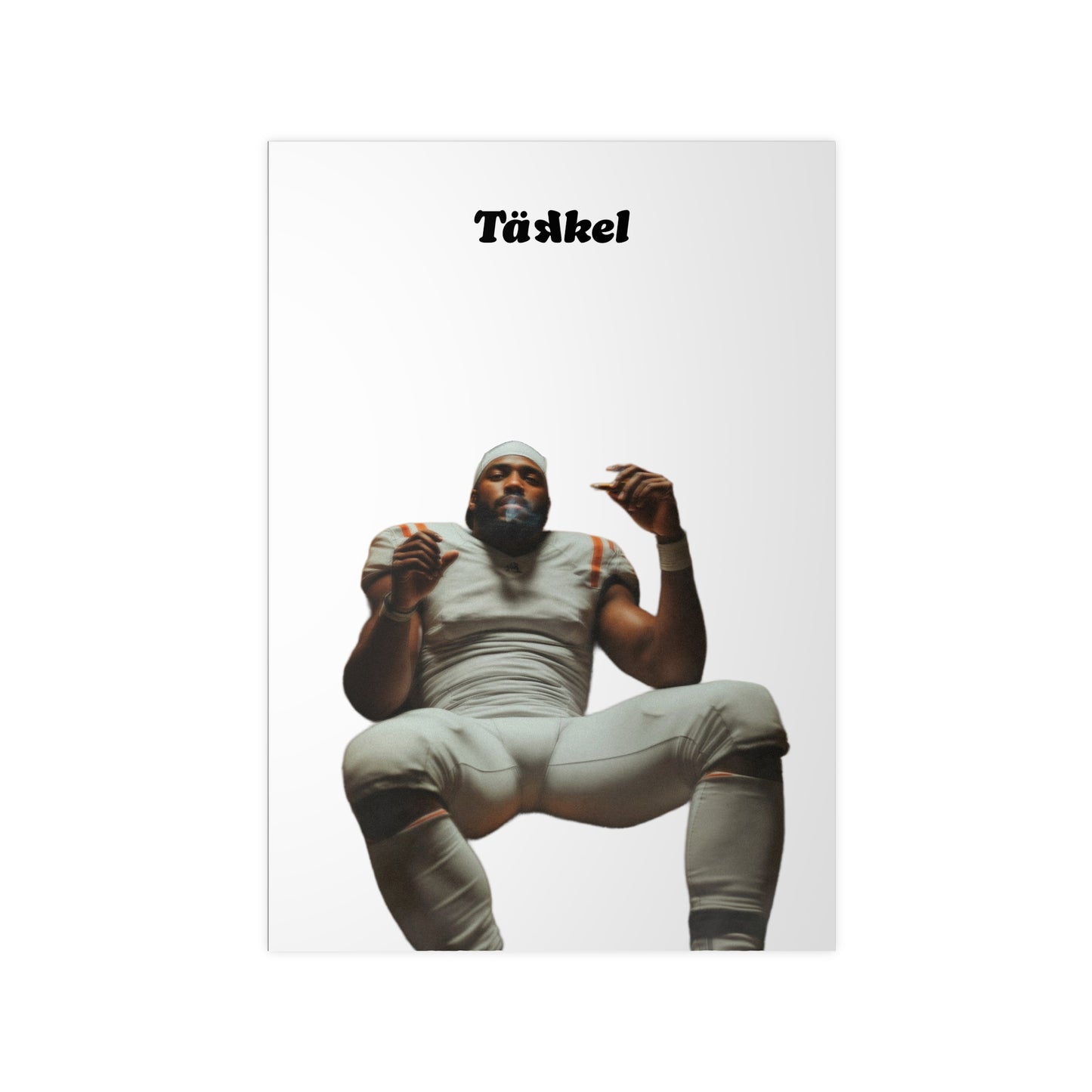 TÄKKEL Poster – Football Player Power Design