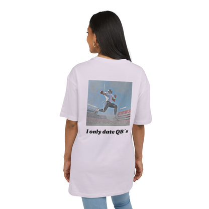 Unisex Heavy Oversize TEE I ONLY DATE QB`s