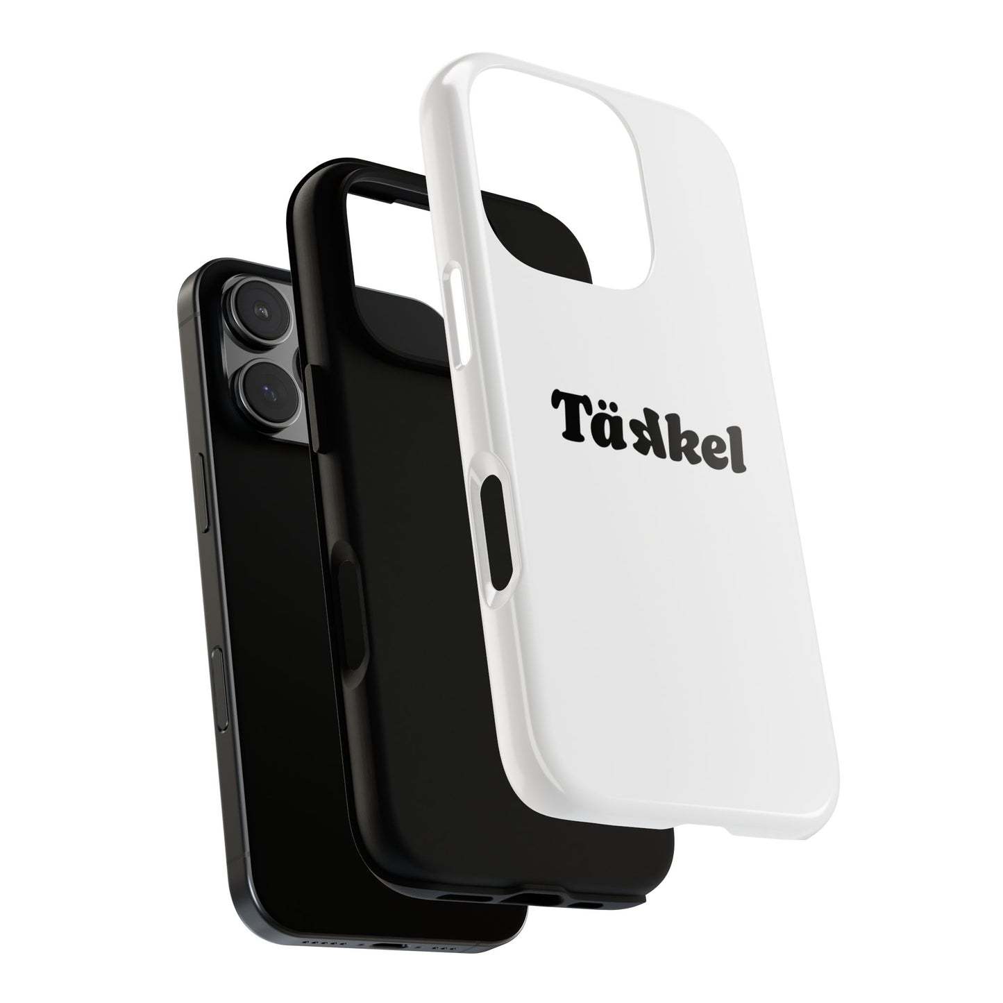 TÄKKEL Classic Hard Case Weiß iPhone