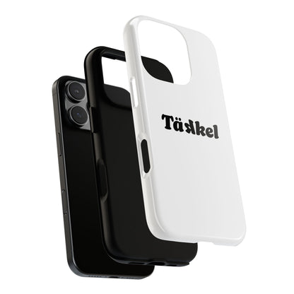 TÄKKEL Classic Hard Case Weiß iPhone