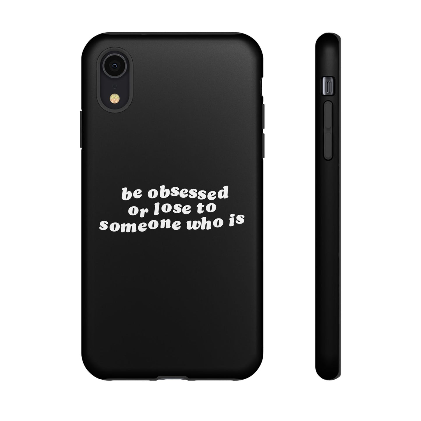 Be Obsessed Hard Case Schwarz iPhone
