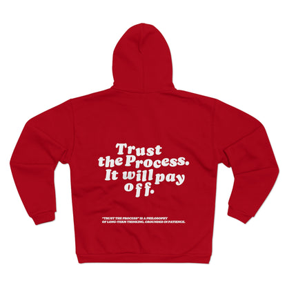 Unisex Zip Hoodie Trust The Process