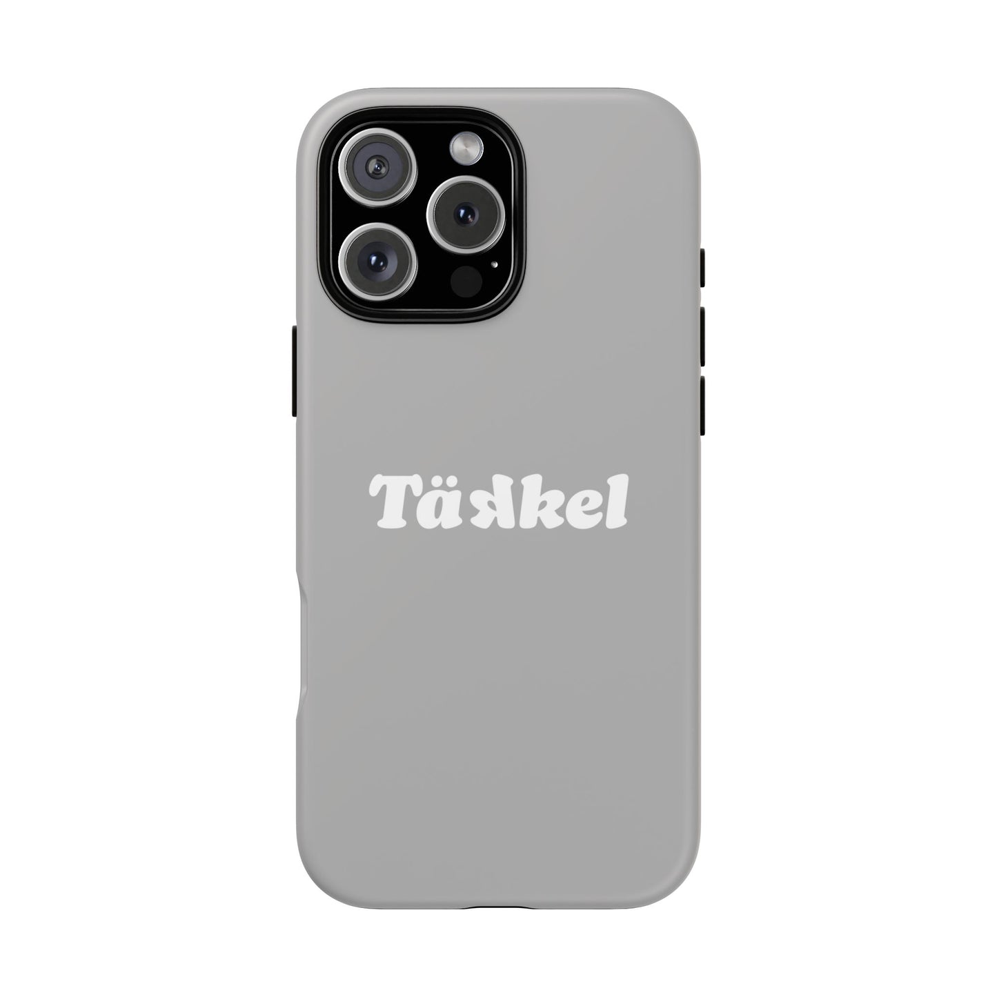 TÄKKEL Classic Hard Case Grau iPhone
