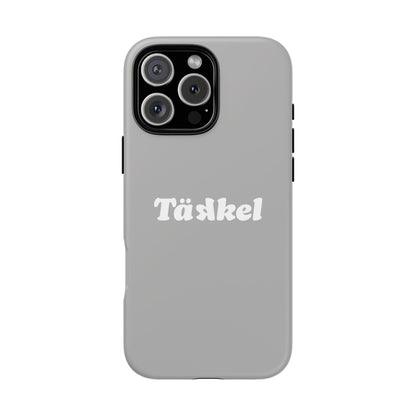 TÄKKEL Classic Hard Case Grau iPhone