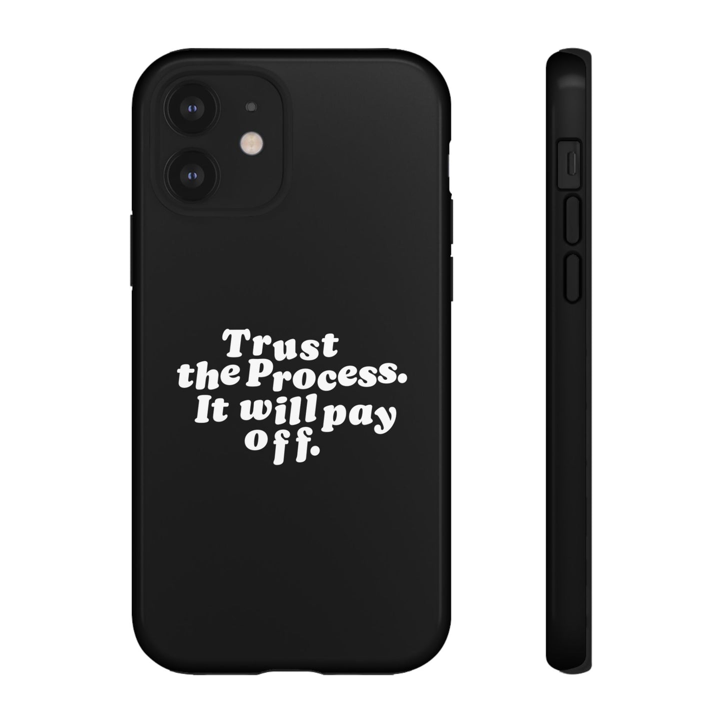 Trust harder Hard Case Schwarz iPhone