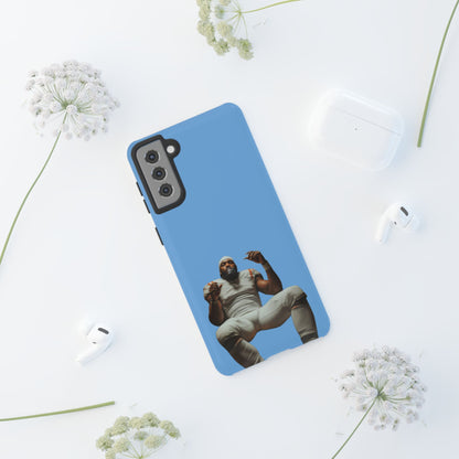 Who´s gonna smoke Hard Case Babyblau Samsung